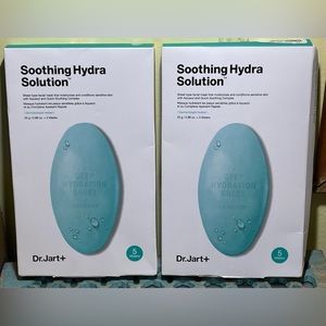 Dr.Jart+ 2x Soothing Hydra Solution (5ct/10Total) Masks!